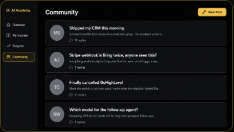 Your own course and community platform